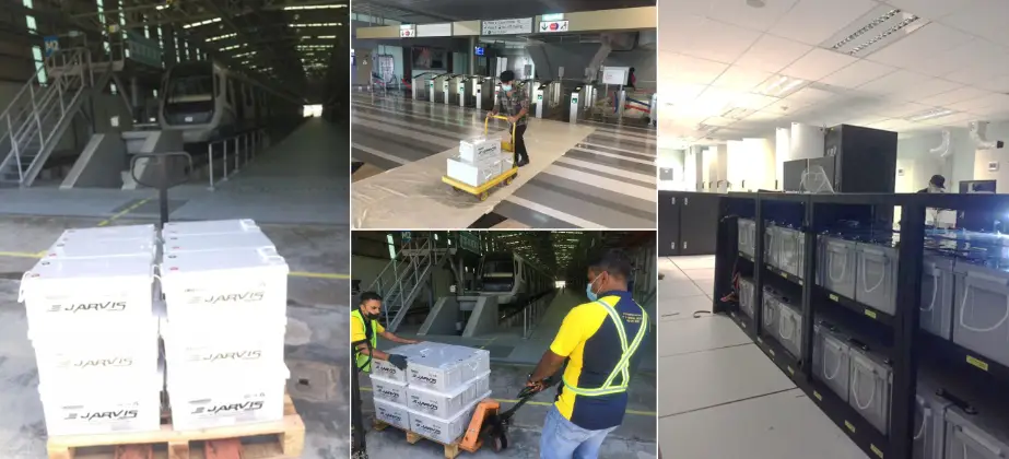 The 12V 200AH Storage Battery Manufactured by JYC Was Successfully Used in The Malaysian Metro